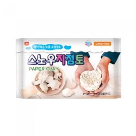 Donerland Snow Paper Clay 200g | Professional Modeling Clay | Paintable & Sculptable | Non-Toxic | Made in Korea